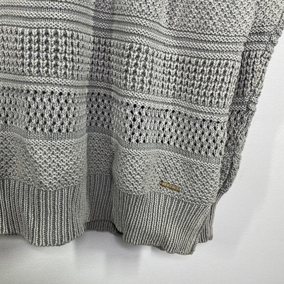 Diesel Grey Crew Neck Knit Long Sleeve Pullover Sweater Women's Size Medium M - Picture 3 of 6